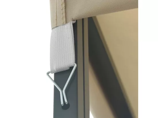 Tonnelle 3x4 m Crème