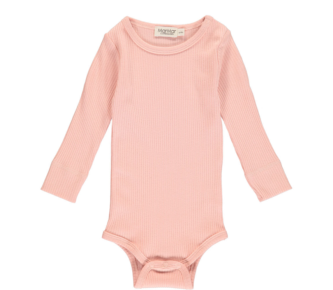 Plain Body LS, Bodystocking - Rose
