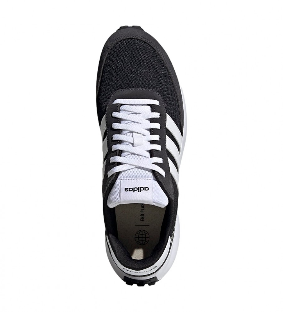 Tênis adidas Run 70s de couro preto