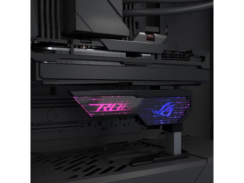 ASUS ROG ASUS ROG Herculx Grafikkartenhalter Schwarz Halterung für Grafikkarten