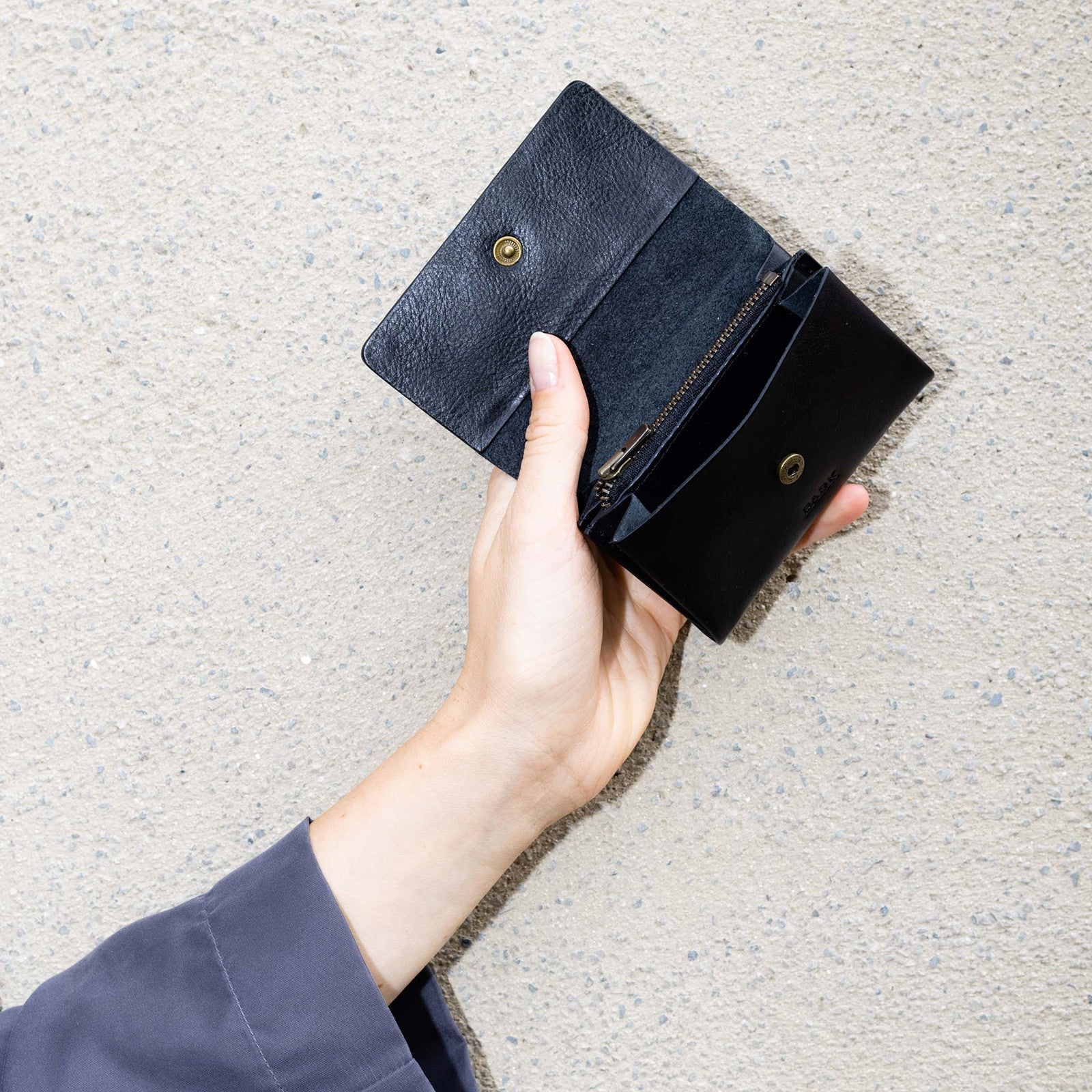 Kleines Portemonnaie Black