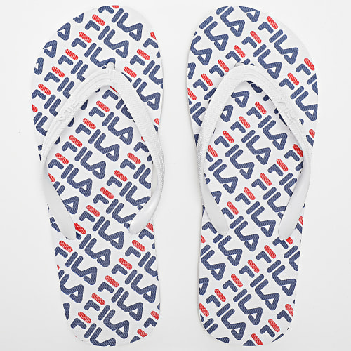 Tongs Troy Logo FFM00051 Blanc