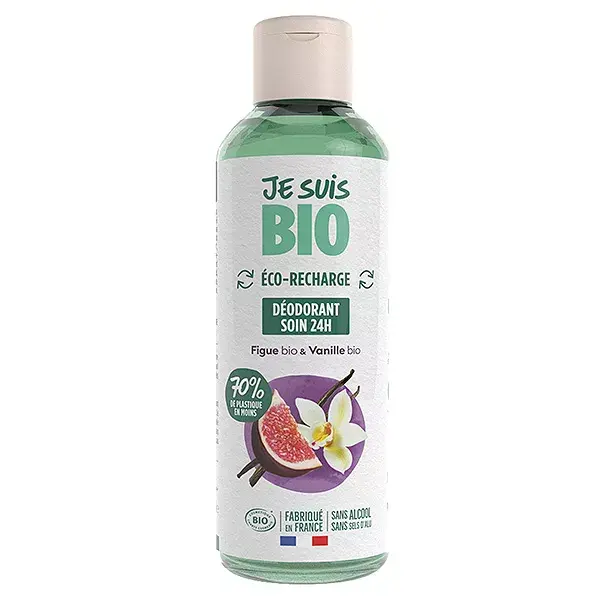 Refil de Desodorante Roll-On I Am Organic, Figo e Baunilha, 100ml
