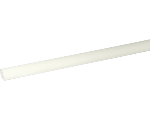 Kwartrond wit 13x13x2400 mm