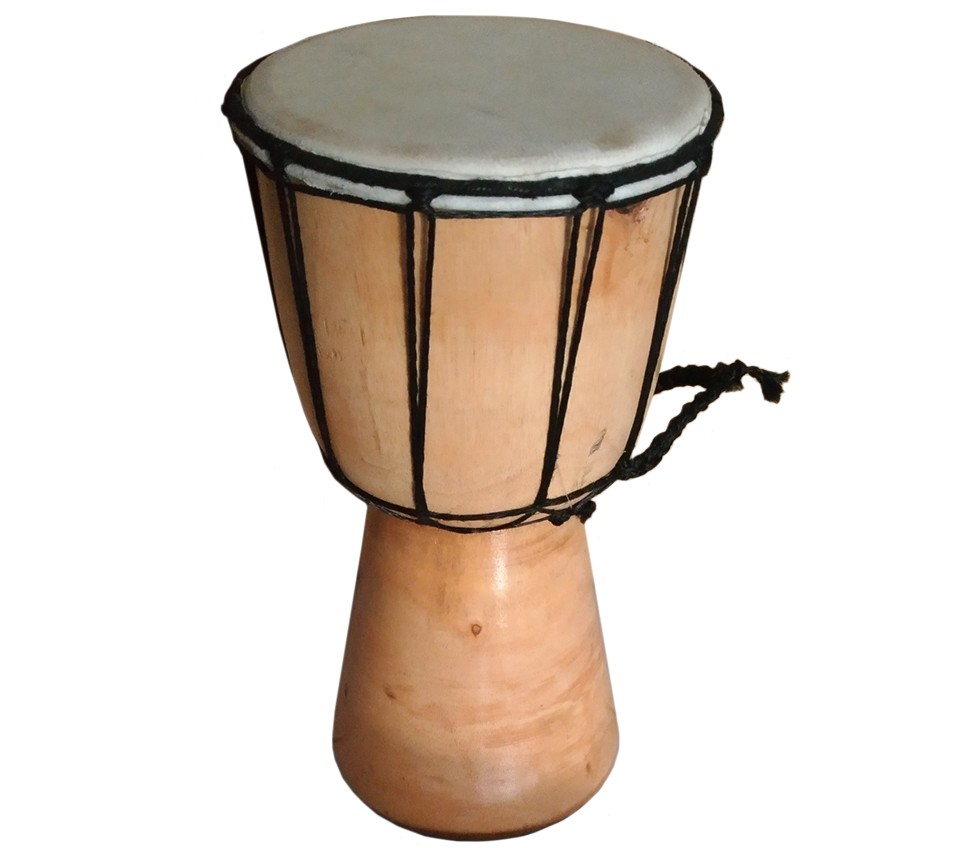 Djembe, natur, Ø 13 cm, H 25 cm günstig bestellen