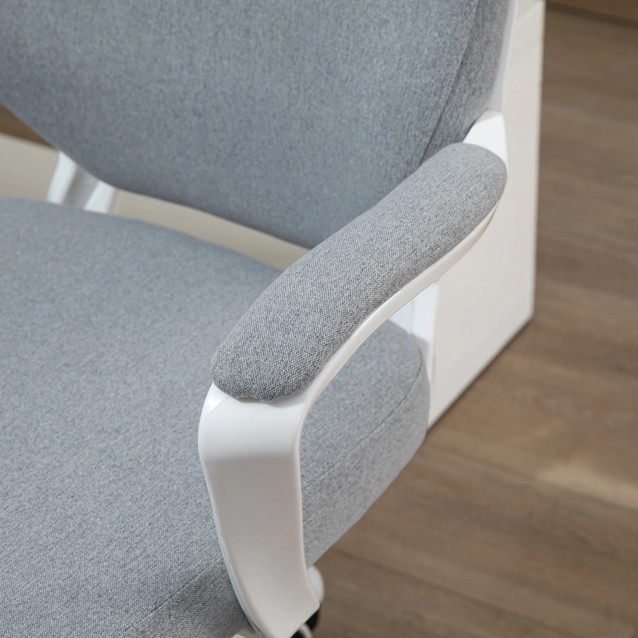 Vinsetto Bürostuhl ergonomisches liniendesign, weiche Polsterung grau