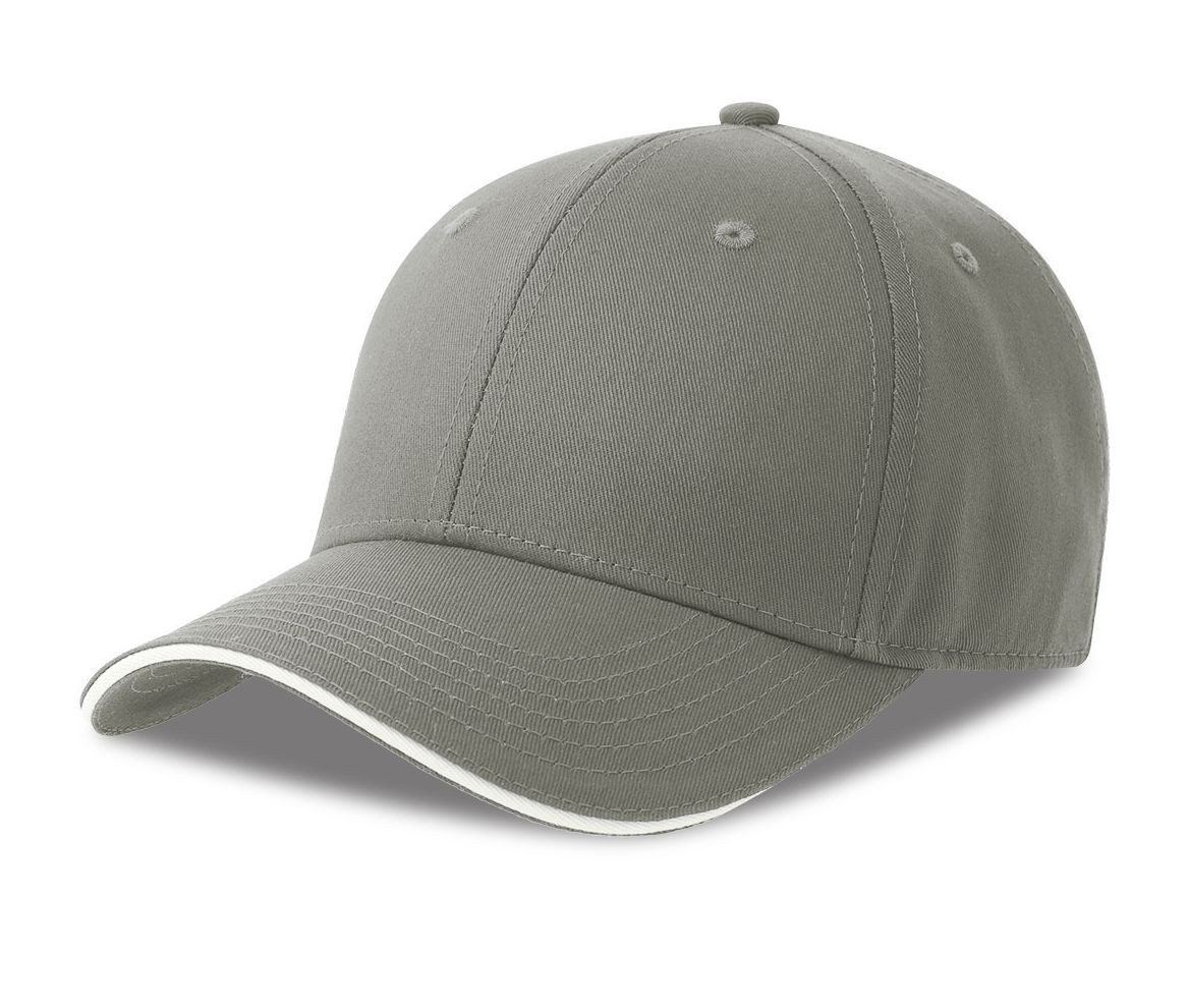 ATLANTIS HEADWEAR AT291 - Casquette 6 pans visière sandwich