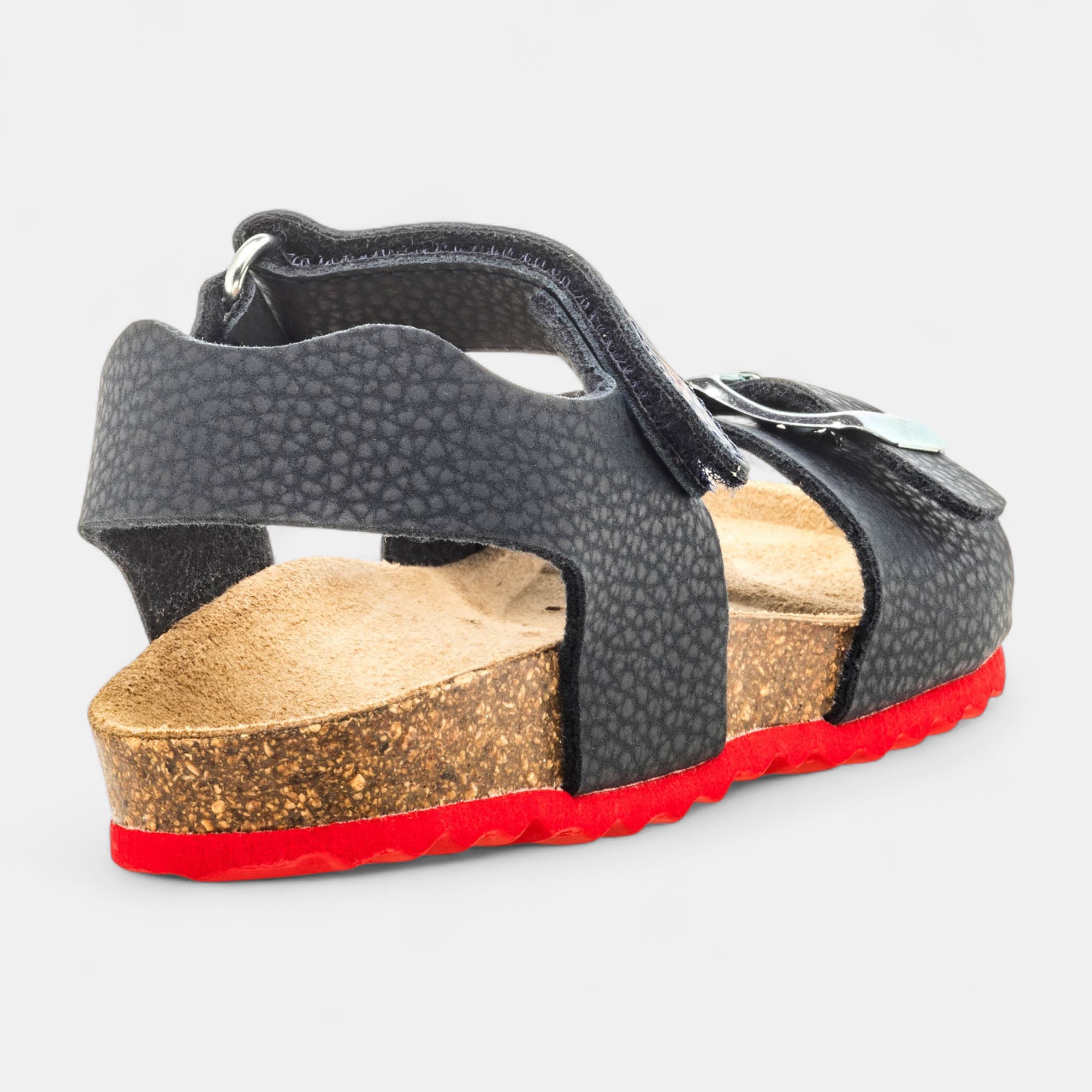 Mules semelle liège Garçon bleu