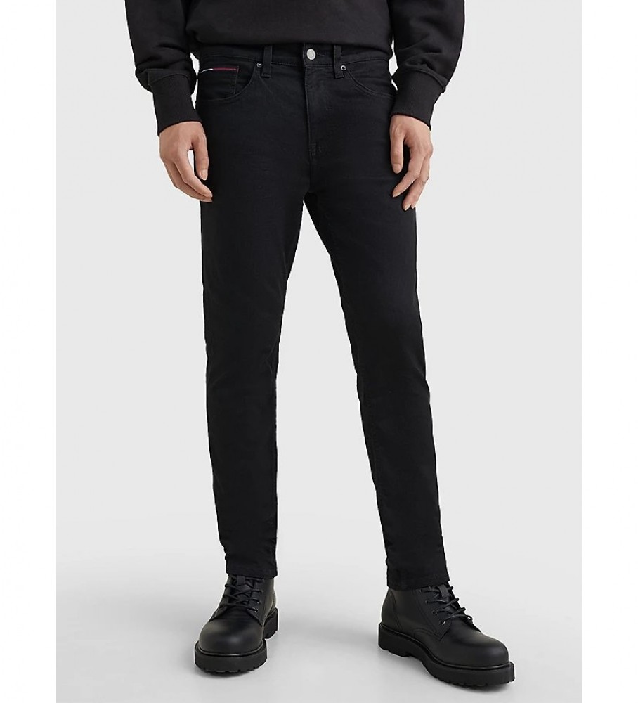 Calça jeans Tommy Jeans Austin Slim Nbks preta