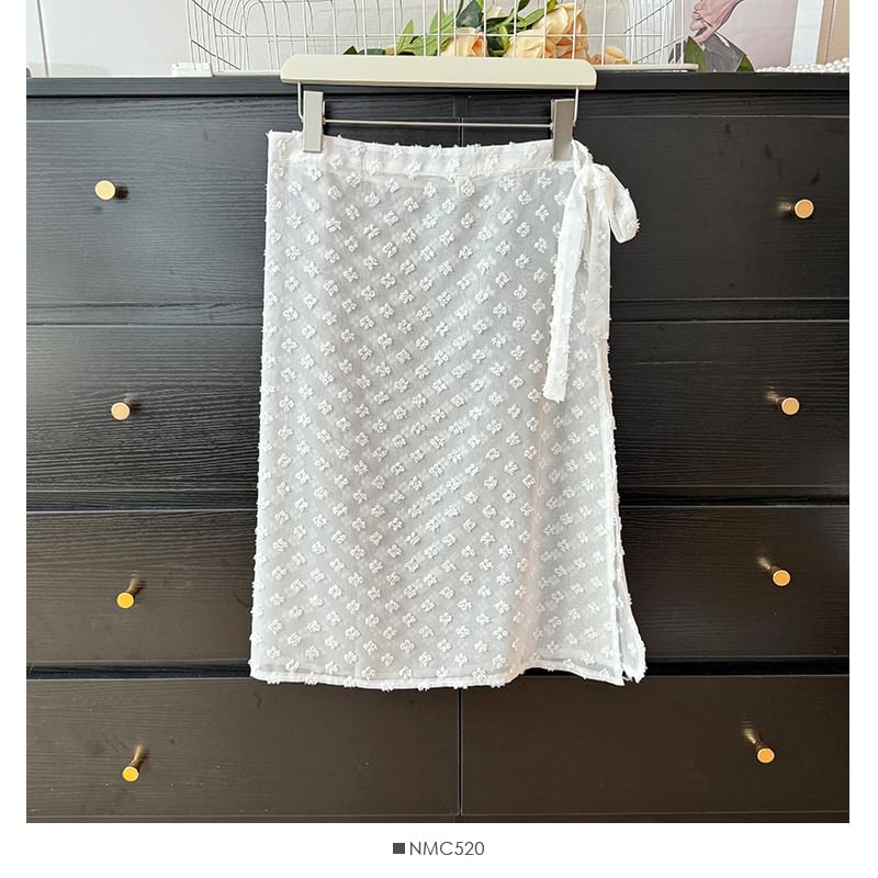 Lemongrass - Jacquard wikkelrok