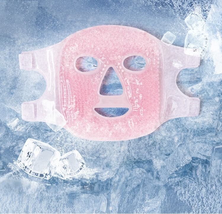 Worthbuy - Herbruikbaar PVC koelend/verwarmend gezichtsmasker