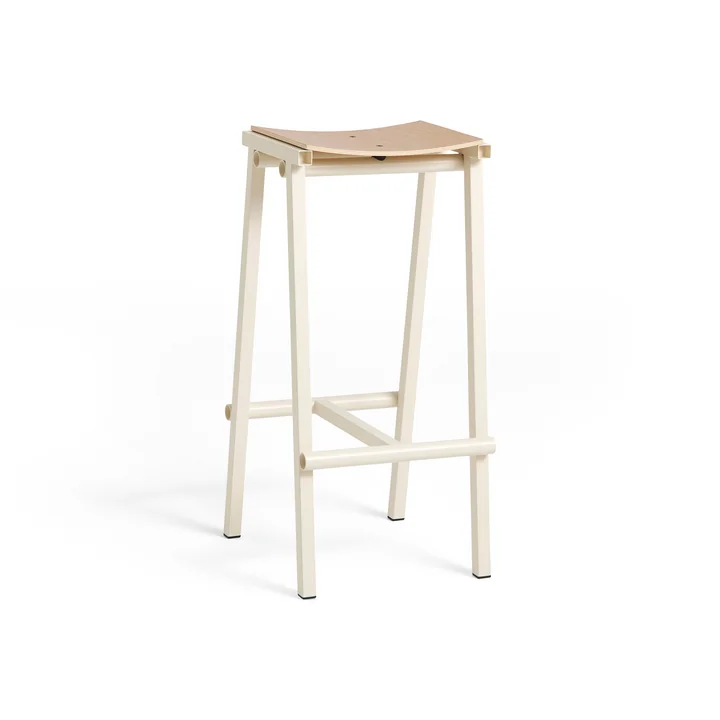 HAY - Taburete 8 Barhocker, hoch, Eiche natur / eggshell