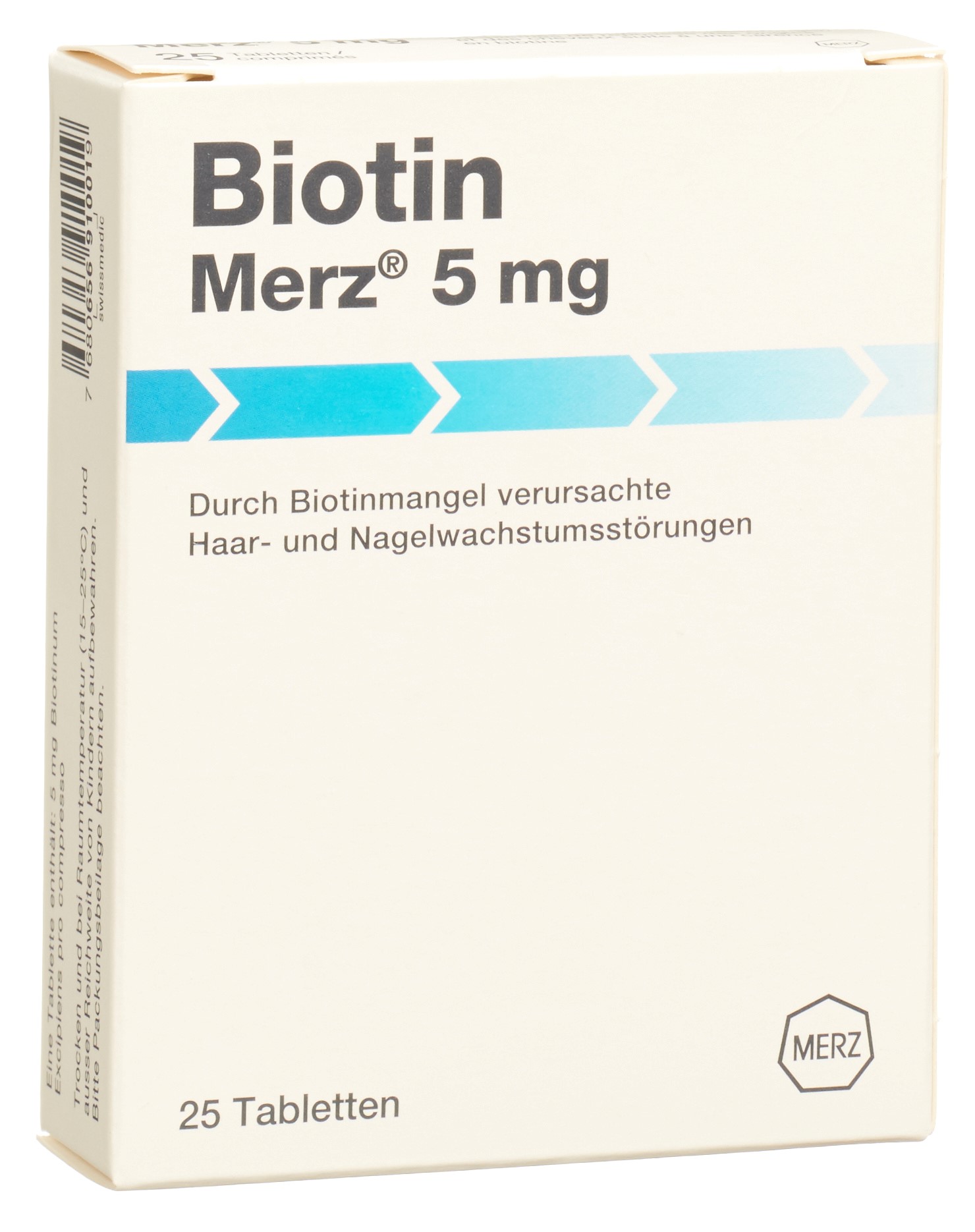 BIOTINE Merz 5 mg<br>25 Stück, Blister, Tablette