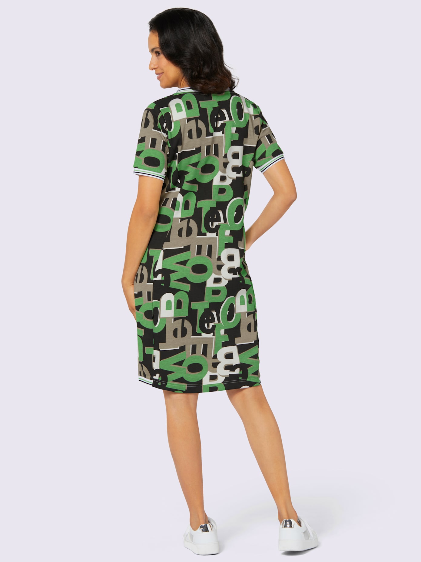 Robe en matière sweat 60% coton