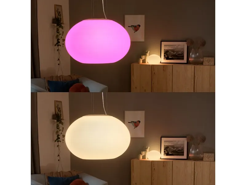 Philips Hue White Color Ambiance Flourish  Pendel - Hvid BT