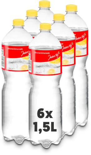 Jeden Tag Zitronenlimonade 6x1,5 l PET (EINWEG)