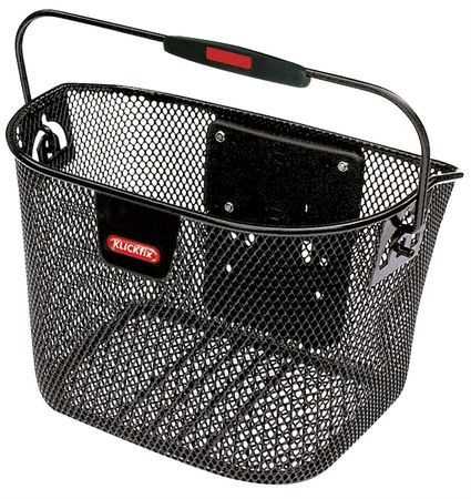 LUGANO MINI engmaschiger Lenkerkorb  schwarz