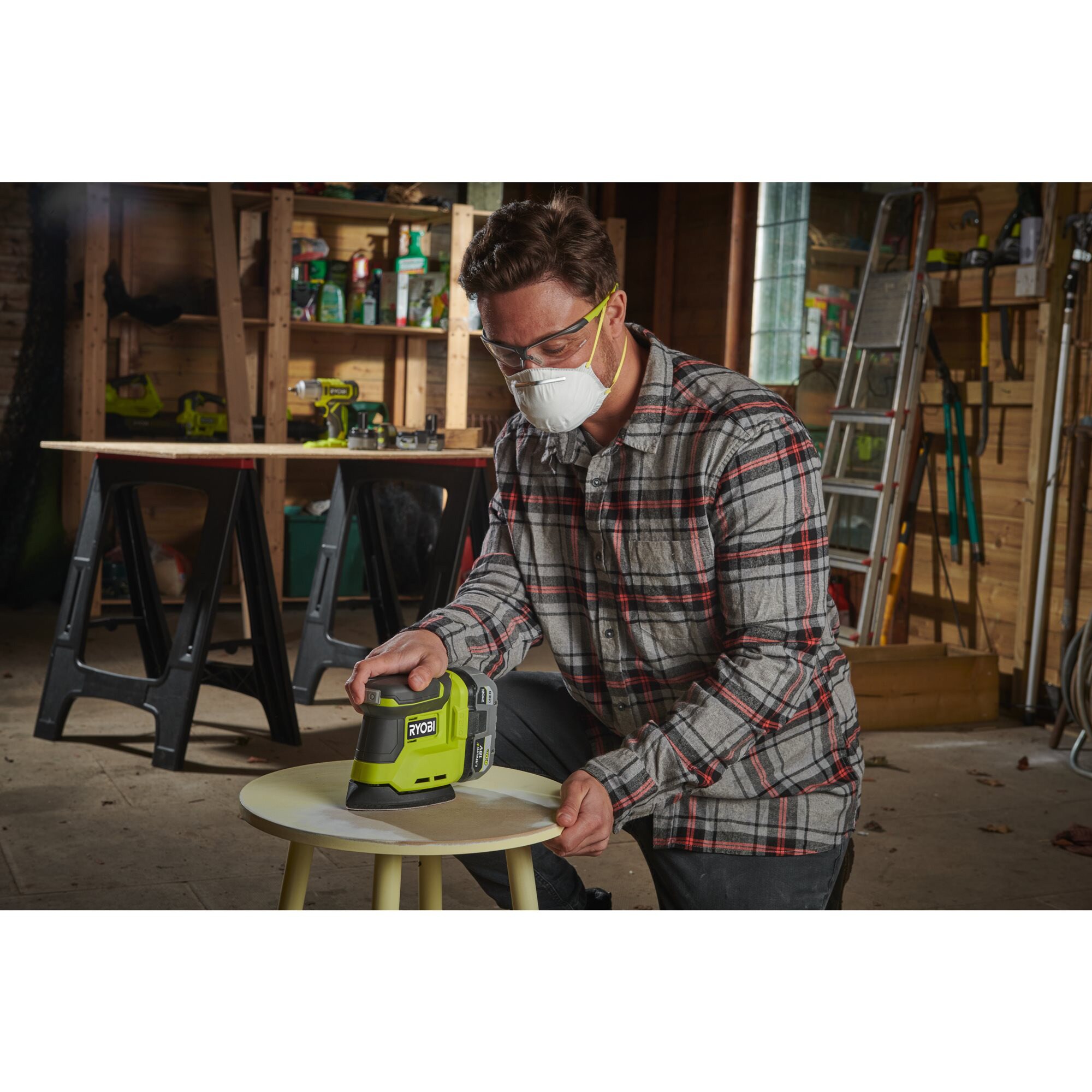 Ryobi Deltaschleifer ONE+ Akku-Deltaschleifer RPS18-0, 18Volt