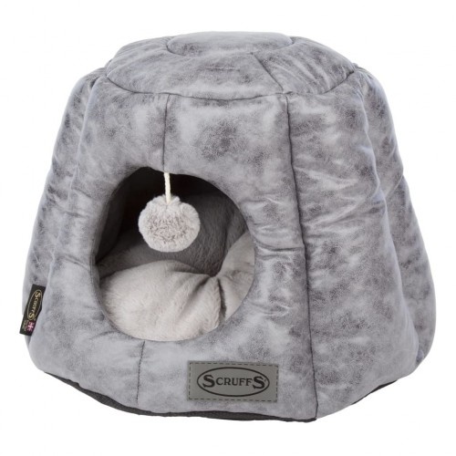 Cama para gatos Scruff & Tramps, cinza