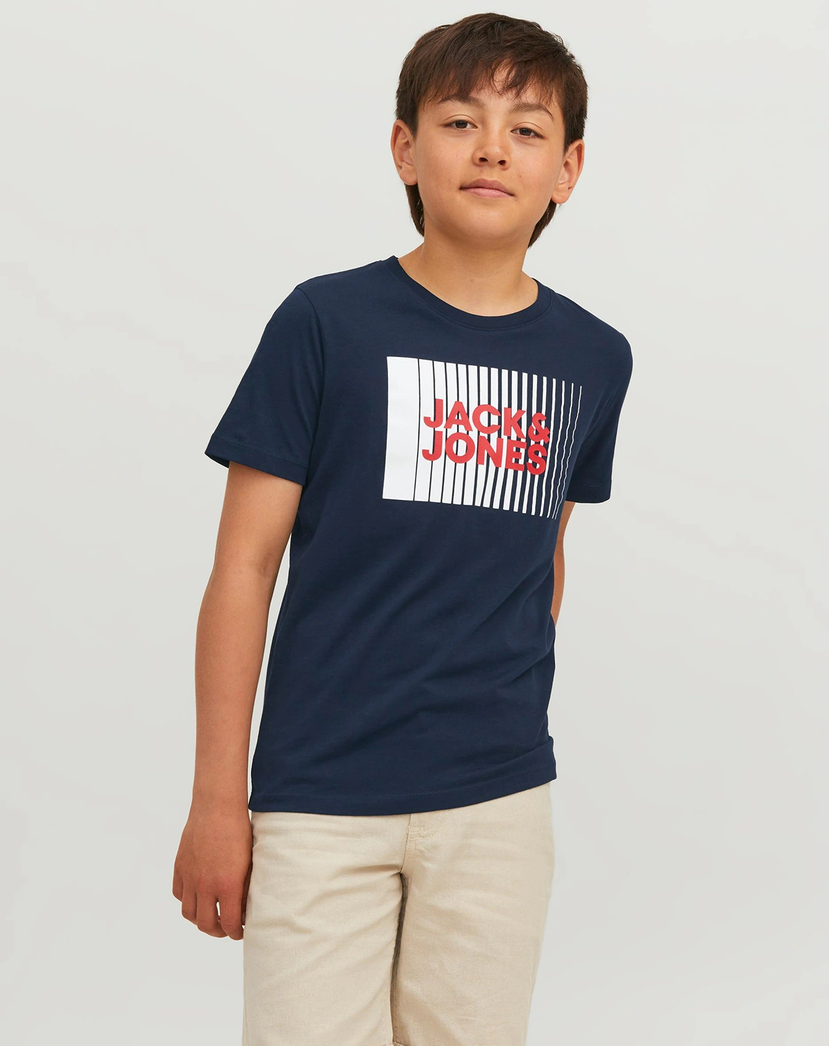 T-Shirt LOGO in navy blazer