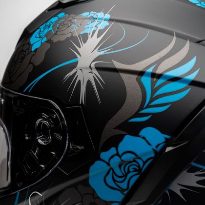 Casque Dexter EROS FELINE - Noir / Bleu