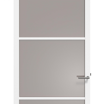 Arne & Bodil binnendeur ABE101 brons glas - wit afgelakt