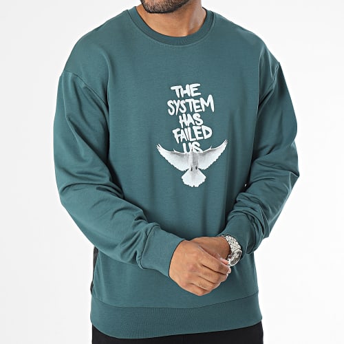 Sweat Crewneck Bleu Pétrole