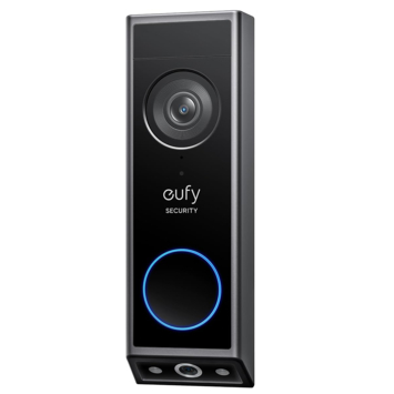Eufy Video Deurbel E340 2 camera's Zwart Uitbreiding