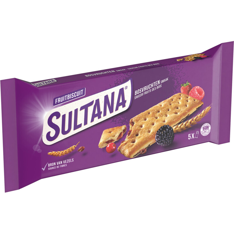 Sultana Fruitbiscuit bosvruchten