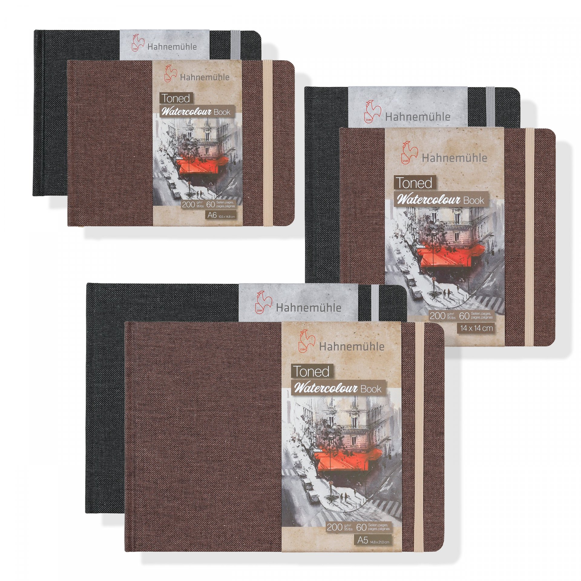 Hahnemühle Aquarellbuch Toned Watercolour Book