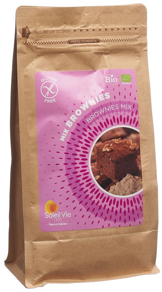 SOLEIL VIE Brownies Mix Bio glutenfrei 500 g