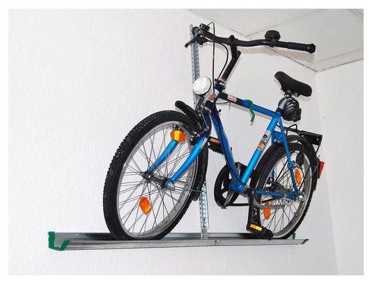 Eufab -  Porte Vélo Mural Sur Rail En Acier