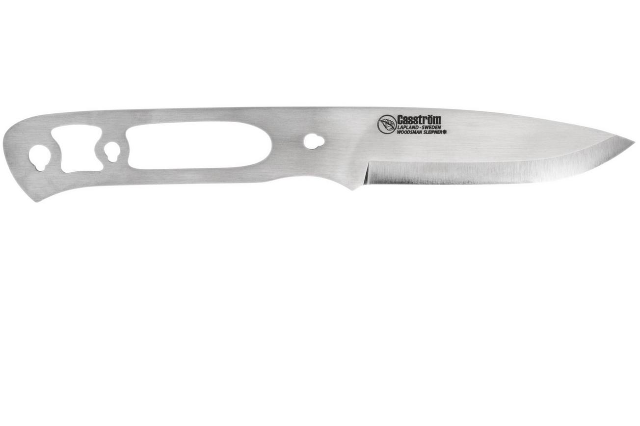 Casström Woodsman Knife Knife Blade 13230 Sleipner Scandi, lemmet