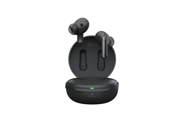 [OUTLET] - LG TONE-DFP9 True Wireless Headphones IPX4 Black ANC aptX Opladningsetui