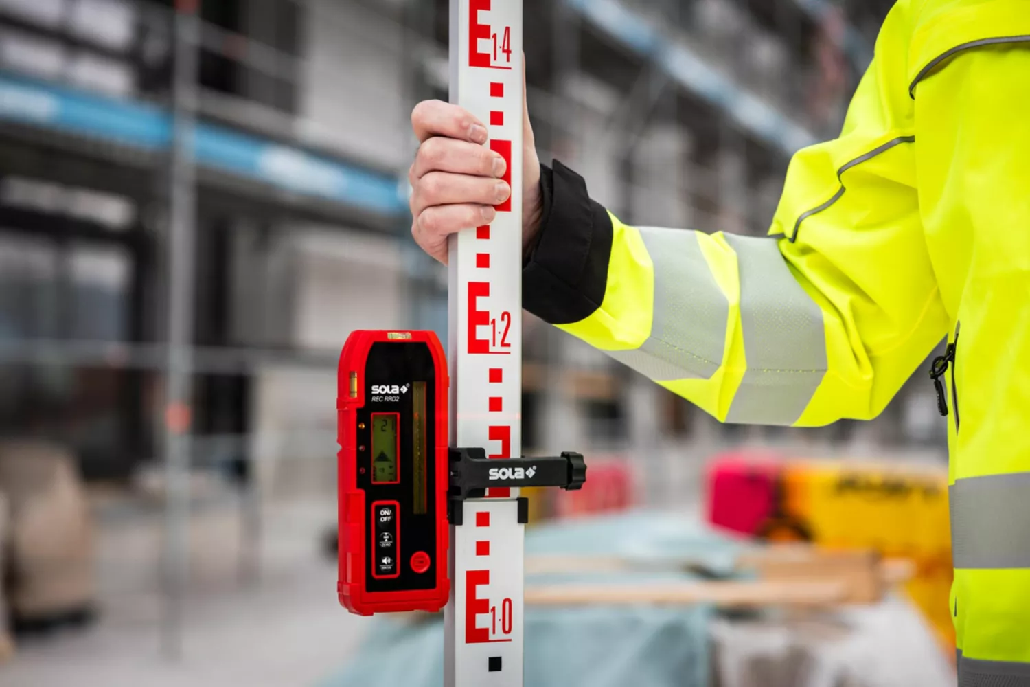 Sola REC RRD2 Ontvanger   houder voor rotatie laser - 300 m