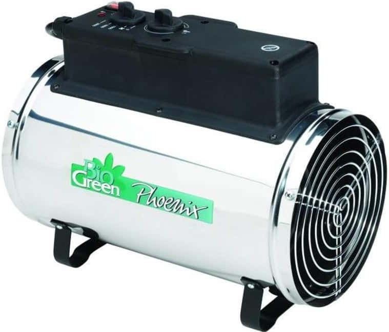 Ventilator en kachel in 1 toestel