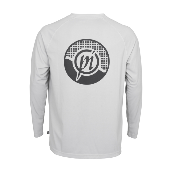 T-shirt à manches longues anti-UV Preston Grey Performance UPF-40