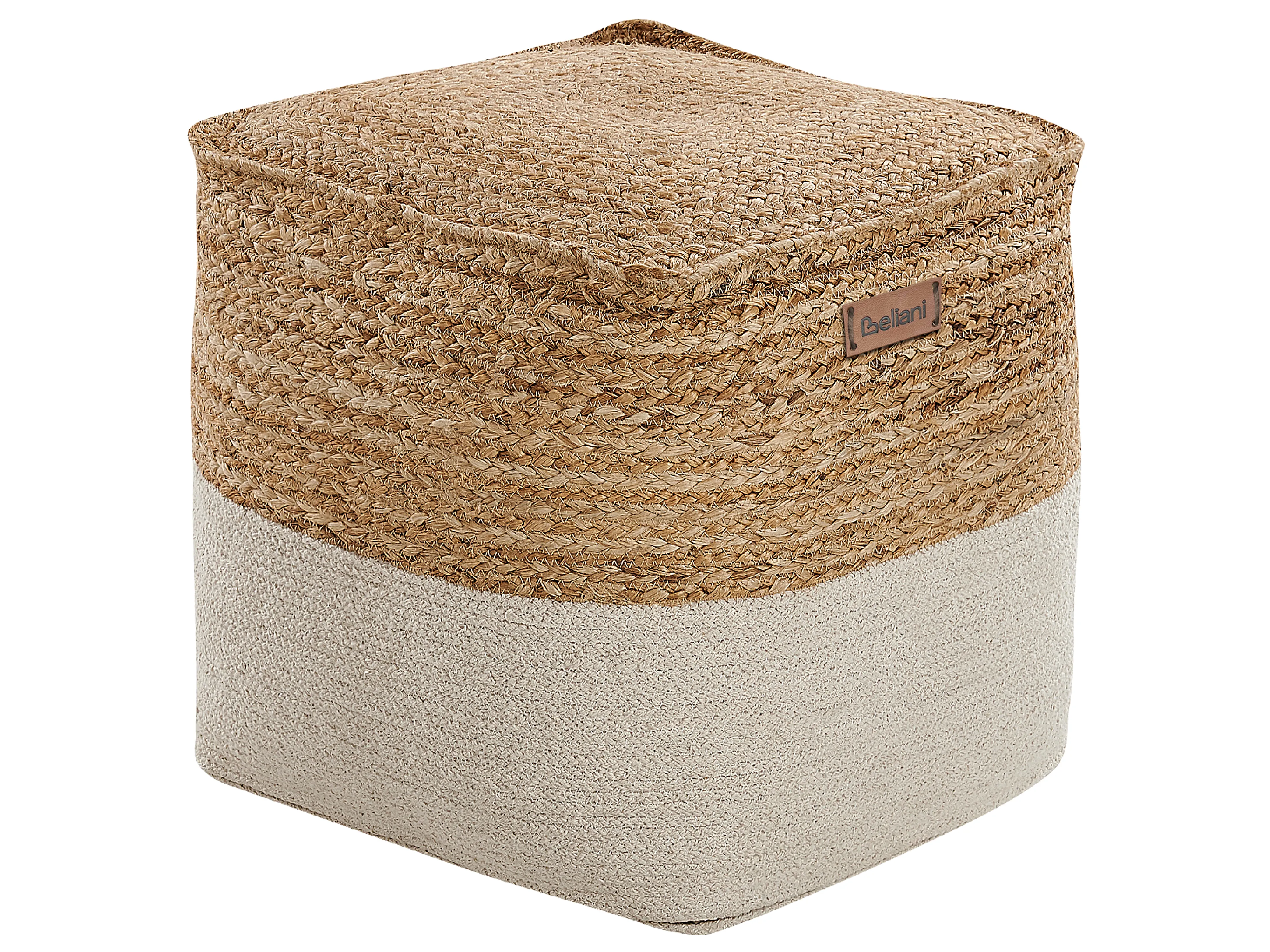 Poef KIRAMA Jute Beige
