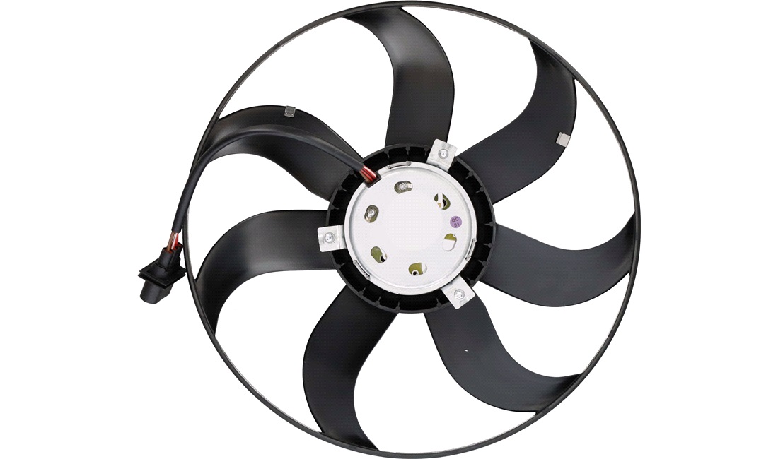 Ventilator, motorkøling