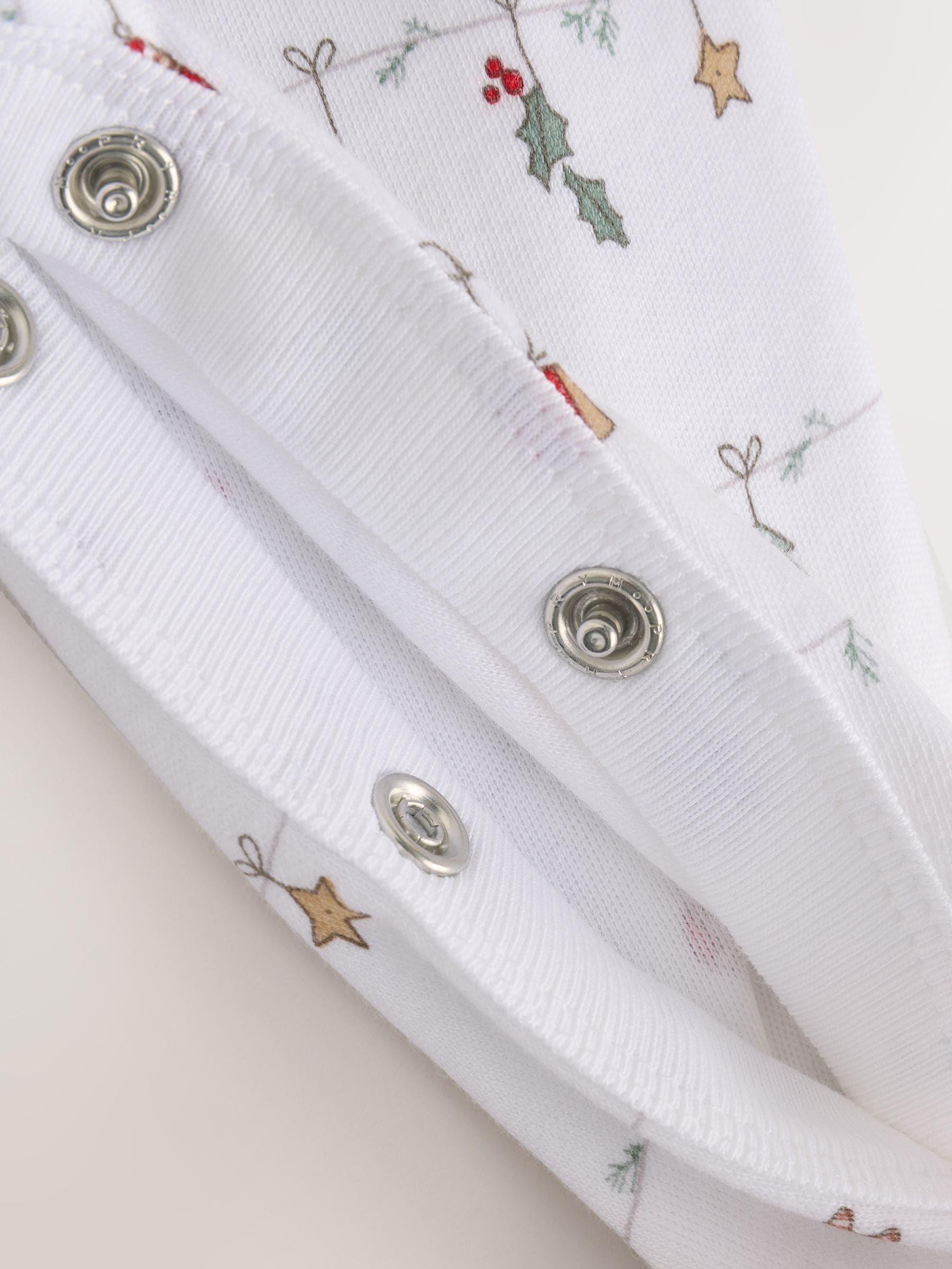 Wit - My First kerstbabypyjama (0-18mnd)