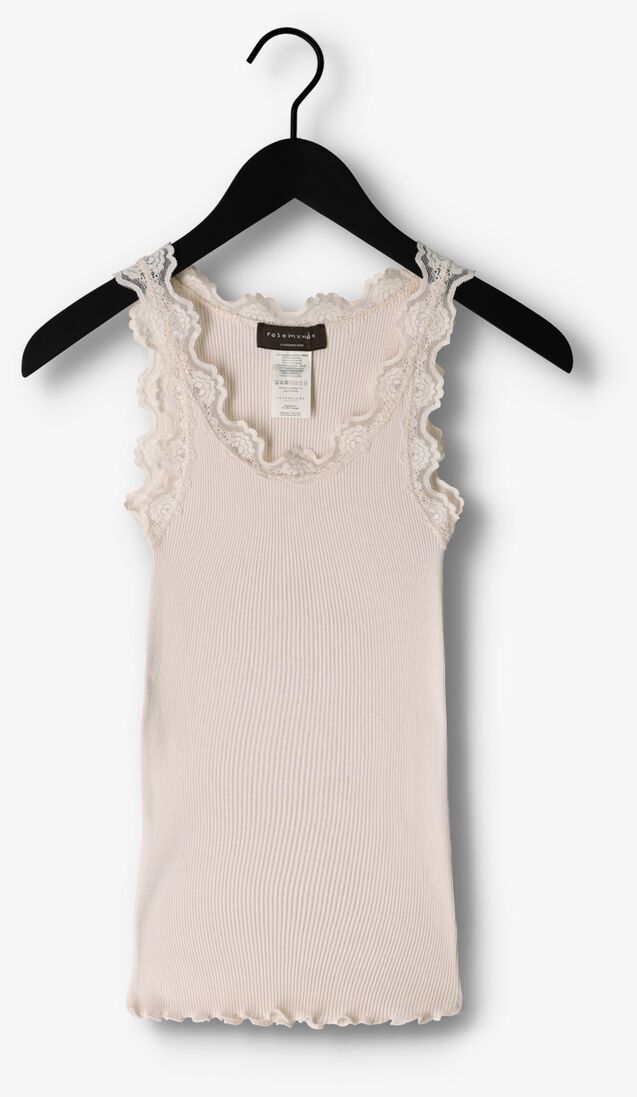 ROSEMUNDE lichtroze rosemunde top silk top w/ lace