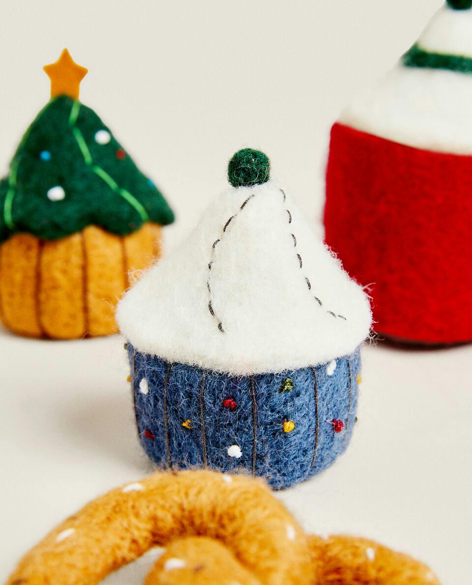 Conjunto de doces de feltro para crianças