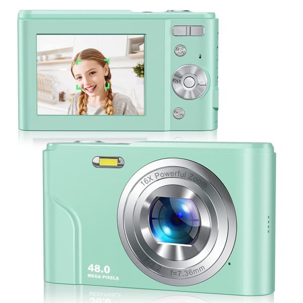 INF Digitalkamera 1080P, 48 megapiksler, 16x zoom Grønn