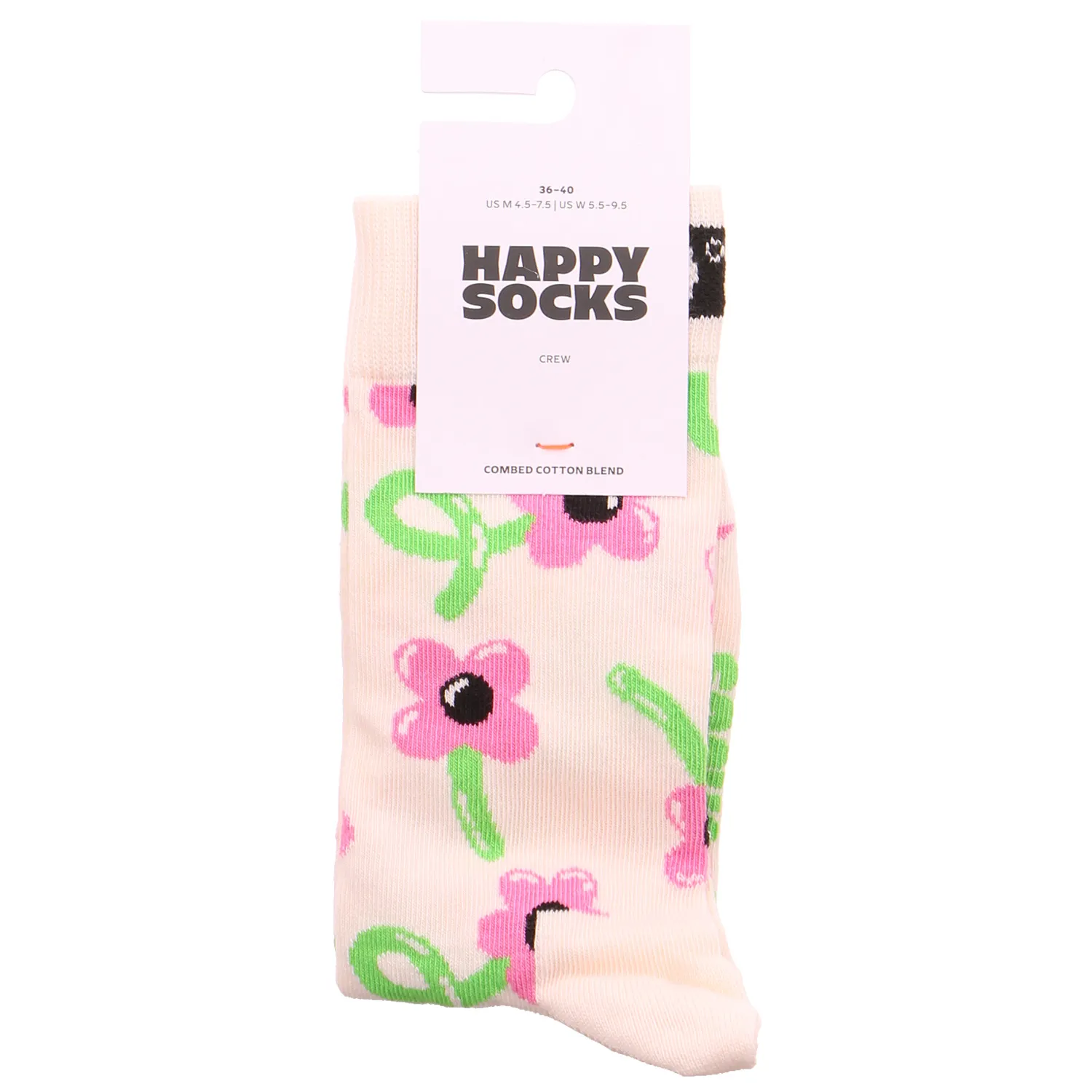 HAPPY SOCKS Freizeitsocken Weiss Textil