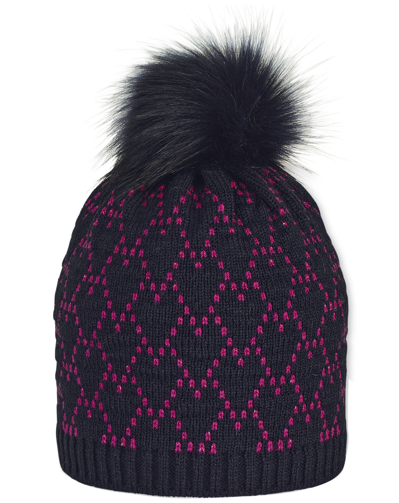 Strickmütze POMPON mit Innenfleece in marine