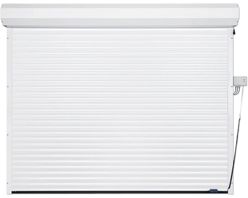 ARON Garagedeur Roldeur 2375x2000 mm RAL9016 verkeerswit incl. garagedeuropener links