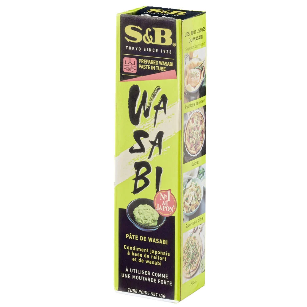 Pâte de Wasabi S&B tube de 43gr