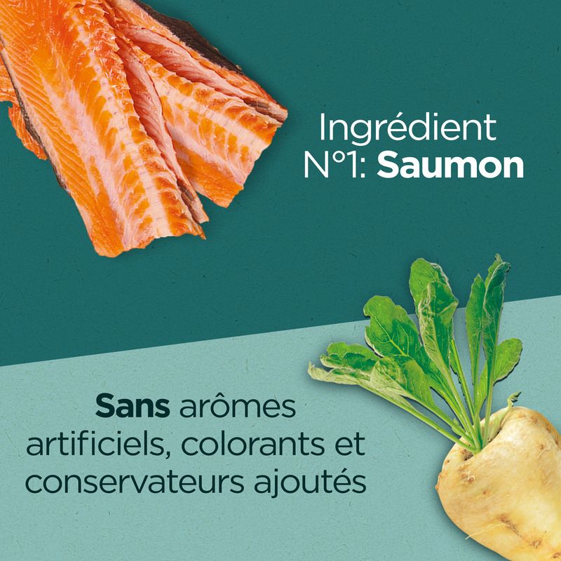 PURINA ONE Dual Nature Stérilisé saumon, spiruline