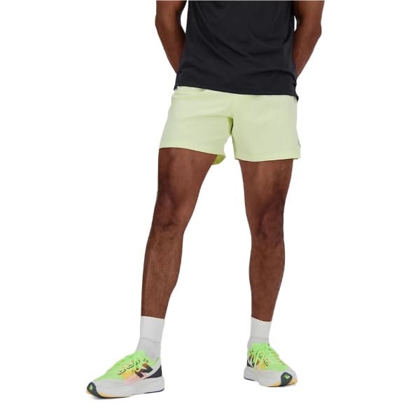 Short running NEW BALANCE RC SHORT 5 LIMELIGHT