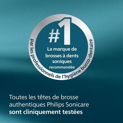 Brossette dentaire Philips Sonicare HX9054/88 Têtes de brosse à dents standard - Lot de 4